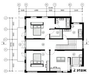 Коттедж 234м², 2-этажный, участок 5 сот.