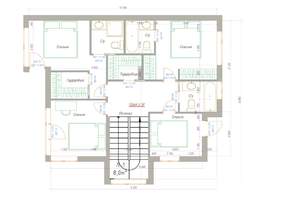 Дом 260м², 2-этажный, участок 7 сот.