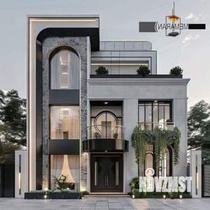 Коттедж 256м², 3-этажный, участок 4 сот.