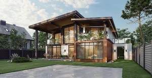 Дом 186м², 2-этажный, участок 5 сот.