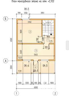 Дом 109м², 2-этажный, участок 6 сот.