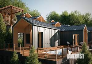 Дом 35м², 2-этажный, участок 4 сот.