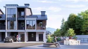 Таунхаус 119м², 3-этажный, участок 5 сот.