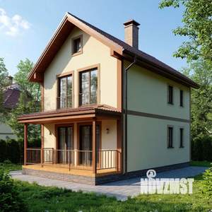 Дом 124м², 2-этажный, участок 4 сот.