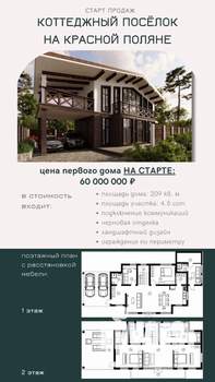 Дом 220м², 2-этажный, участок 5 сот.