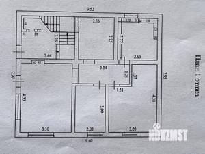 Коттедж 210м², 3-этажный, участок 3 сот.