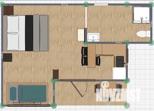 Дом 30м², 1-этажный, посуточно, 