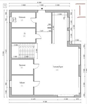 Дом 190м², 2-этажный, на длительный срок, 