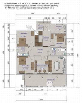 Дом 150м², 2-этажный, посуточно, 