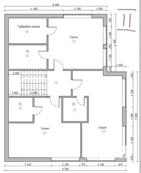 Дом 190м², 2-этажный, на длительный срок, 