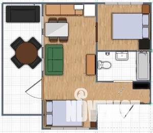 Дом 55м², 2-этажный, посуточно, 