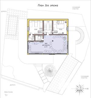 Дом 340м², 3-этажный, посуточно, 