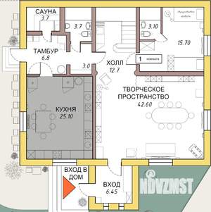 Дом 340м², 3-этажный, посуточно, 