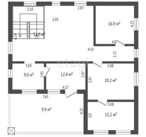 Дом 400м², 3-этажный, участок 15 сот.  
