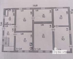 Дом 144м², 2-этажный, участок 5 сот.  