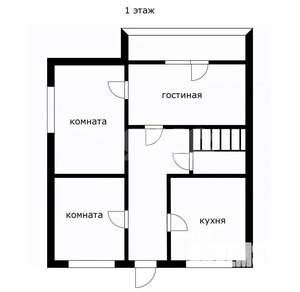 Дом 276м², 2-этажный, участок 7 сот.  