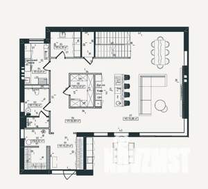 Коттедж 340м², 2-этажный, участок 6 сот.  