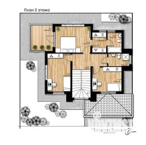 Дом 180м², 2-этажный, участок 4 сот.  