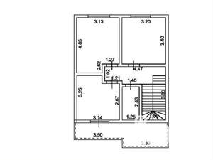 Дом 140м², 2-этажный, участок 2 сот.  