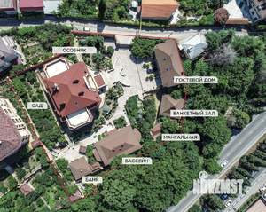 Дом 1098м&sup2;, 4-этажный, участок 35 сот.  