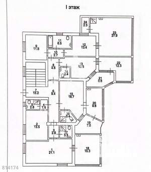 Дом 594м², 3-этажный, участок 10 сот.  
