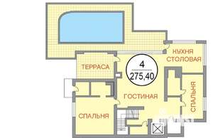 Дом 686м², 3-этажный, участок 10 сот.  