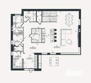 Коттедж 340м&sup2;, 2-этажный, участок 6 сот.  