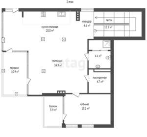 Дом 340м², 3-этажный, участок 14 сот.  