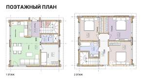 Коттедж 120м², 2-этажный, участок 4 сот.  
