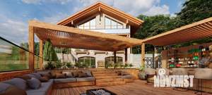 Коттедж 385м², 2-этажный, участок 8 сот.  