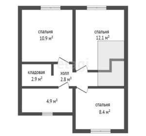 Дом 258м², 2-этажный, участок 4 сот.  