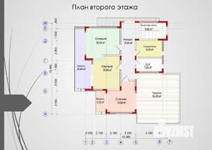 Коттедж 378м², 3-этажный, участок 5 сот.  