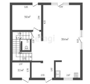 Дом 130м², 2-этажный, участок 6 сот.  
