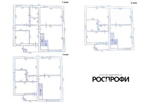 Коттедж 297м², 3-этажный, участок 6 сот.  