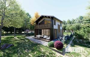 Коттедж 110м², 2-этажный, участок 3 сот.  