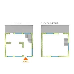 Дом 74м², 2-этажный, участок 5 сот.  