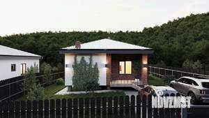 Дом 80м&sup2;, 1-этажный, участок 4 сот.  