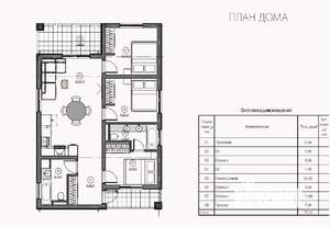 Дом 80м&sup2;, 2-этажный, участок 4 сот.  