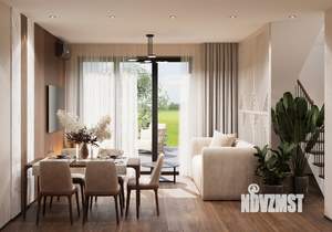 Таунхаус 66м², 2-этажный, участок 1 сот.  