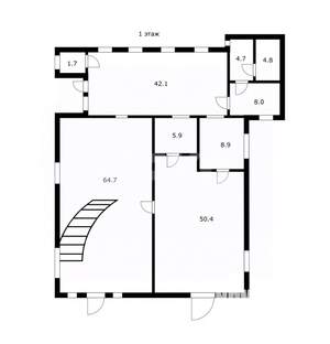 Дом 438м², 3-этажный, участок 6 сот.  