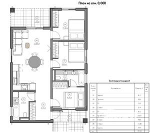 Дом 80м&sup2;, 2-этажный, участок 4 сот.  