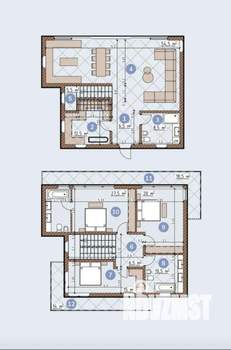 Дом 220м², 2-этажный, участок 5 сот.  