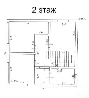 Коттедж 154м², 2-этажный, участок 6 сот.  