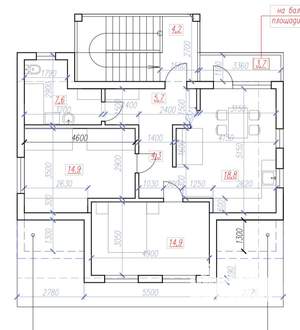 Дом 82м², 2-этажный, участок 3 сот.  