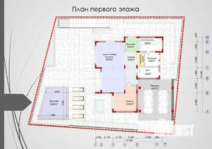 Коттедж 378м², 3-этажный, участок 5 сот.  