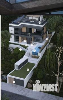 Дом 340м², 2-этажный, участок 6 сот.  