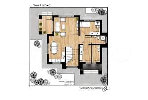Дом 180м², 2-этажный, участок 4 сот.  