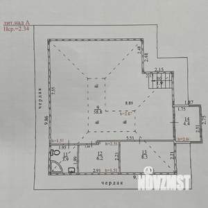 Дом 185м², 2-этажный, участок 5 сот.  