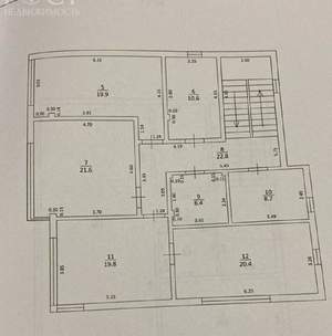 Дом 264м², 2-этажный, участок 8 сот.  