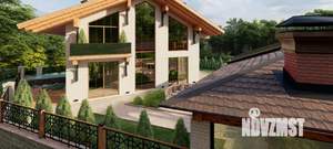 Коттедж 385м², 2-этажный, участок 8 сот.  